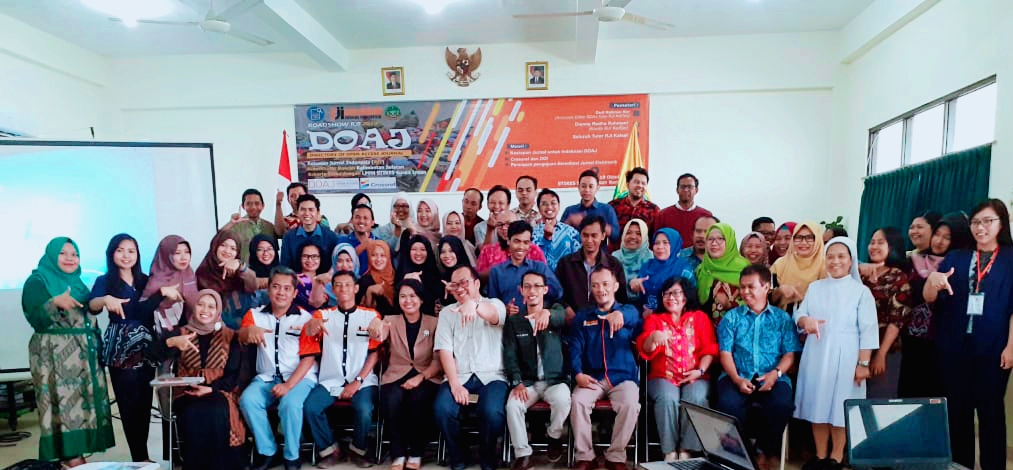 Laporan Kegiatan Seminar Roadshow DOAJ Relawan Jurnal Indonesia (RJI) Korda Kalimantan Selatan bekerjasama dengan LPPM STIKES Suaka Insan Banjarmasin