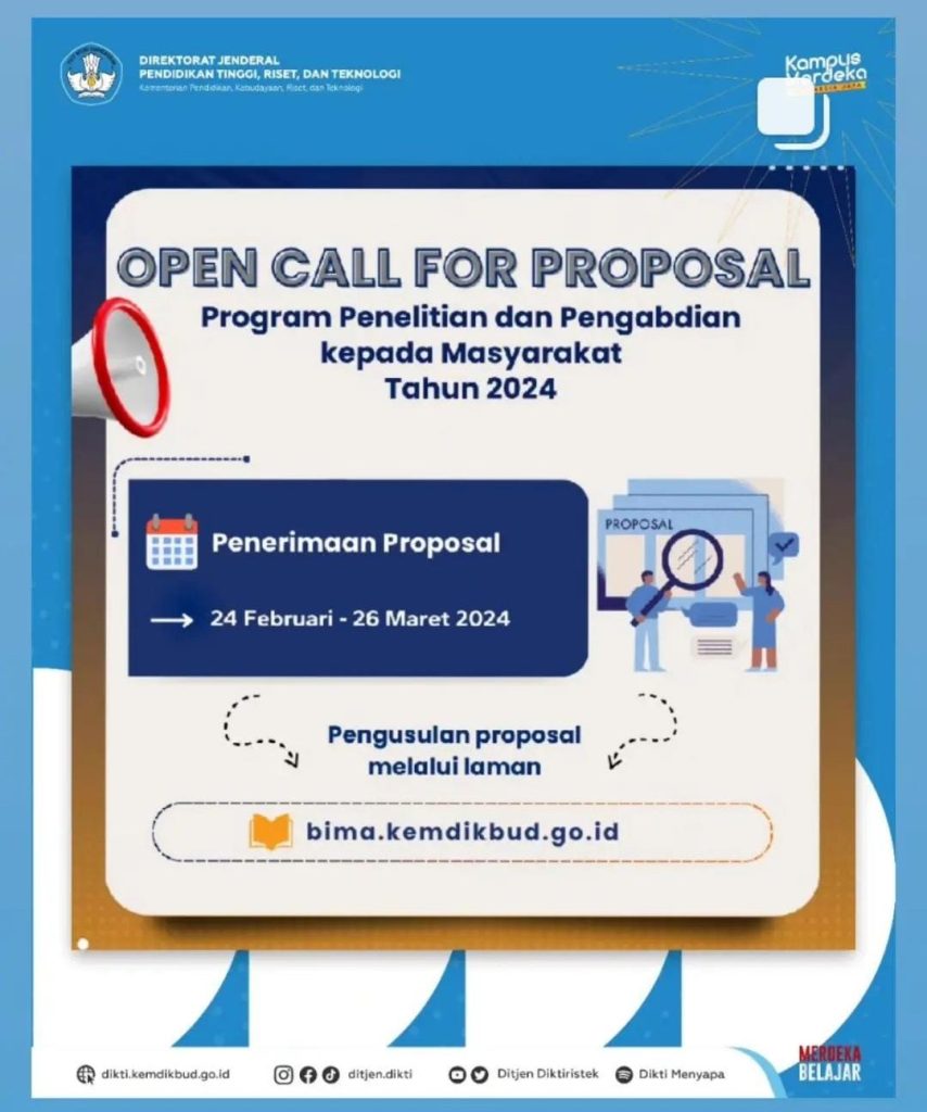 Call For HIbah Kemenristekdikti 2024!!!
